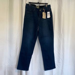 NWT Democracy Ab solution Patriot Straight Leg Jeans Size 12.
